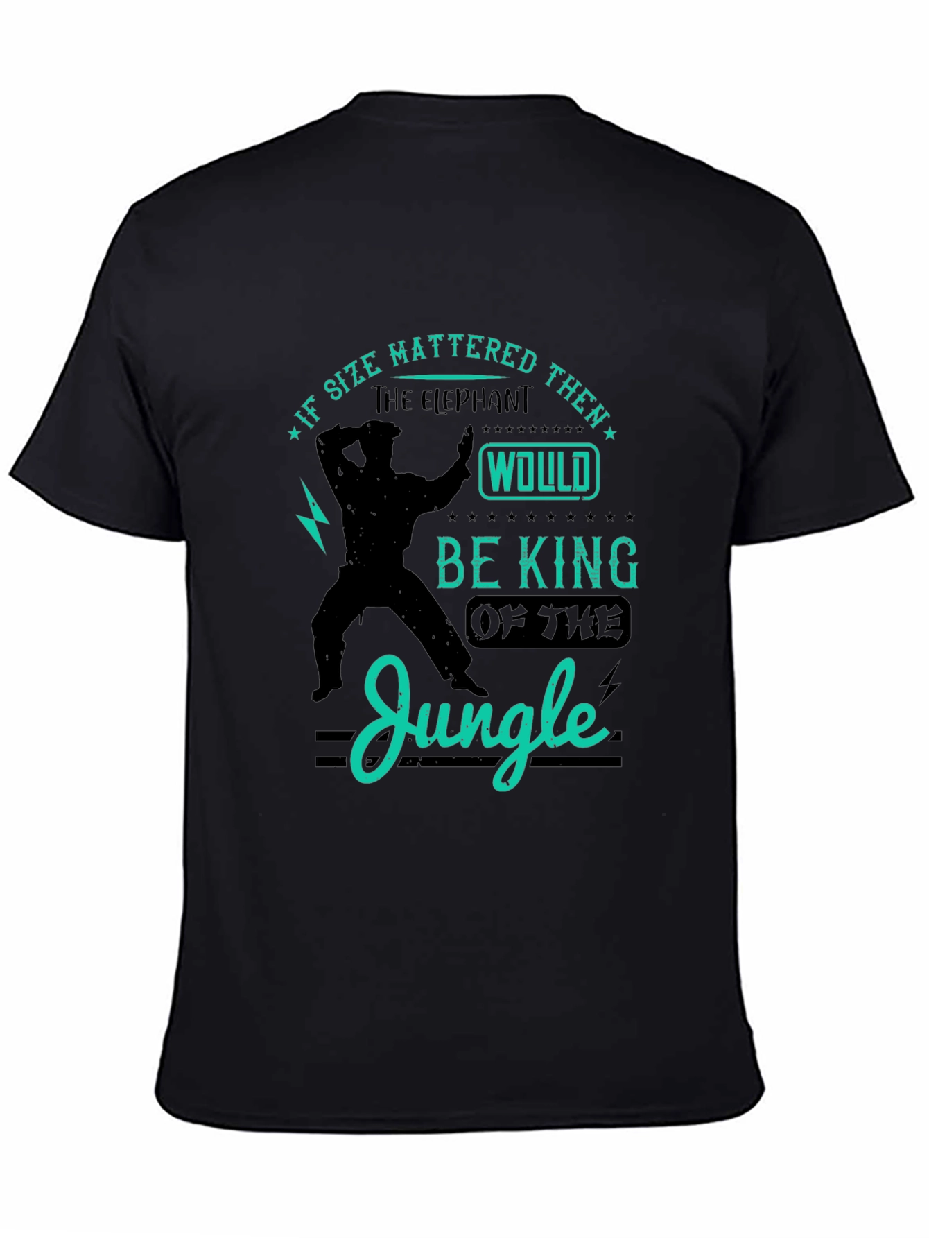 Elephant King of Jungle Graphic T-Shirt