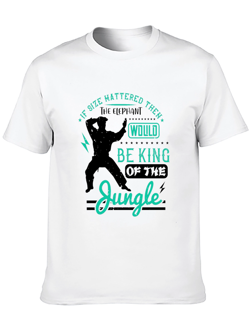 Elephant King of Jungle Graphic T-Shirt