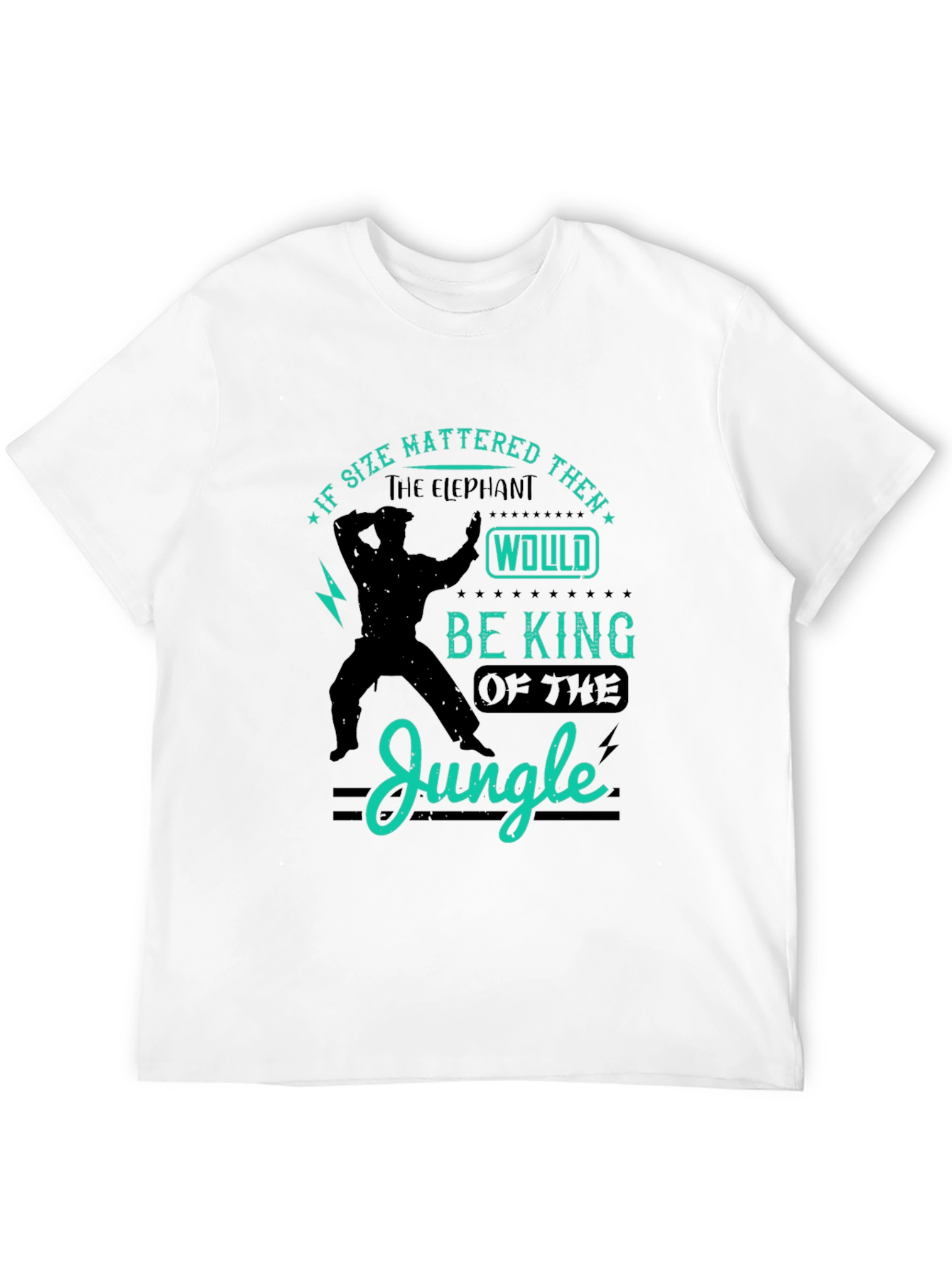 Elephant King of Jungle Graphic T-Shirt