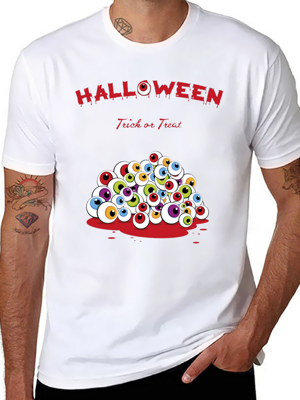 Halloween Eyeball T-Shirt - Trick or Treat Tee