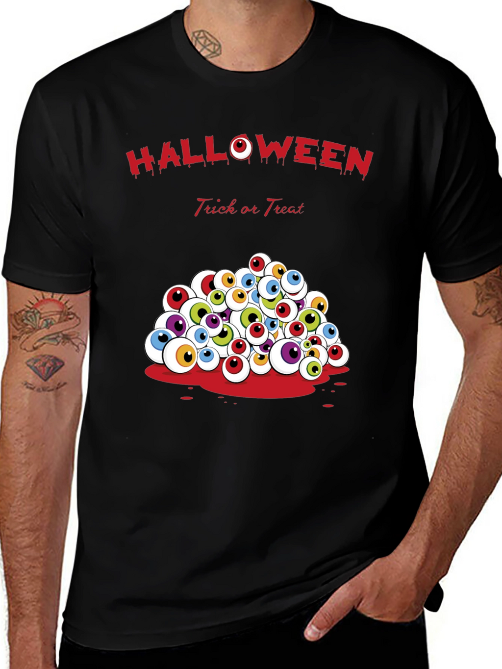 Halloween Eyeball T-Shirt - Trick or Treat Tee