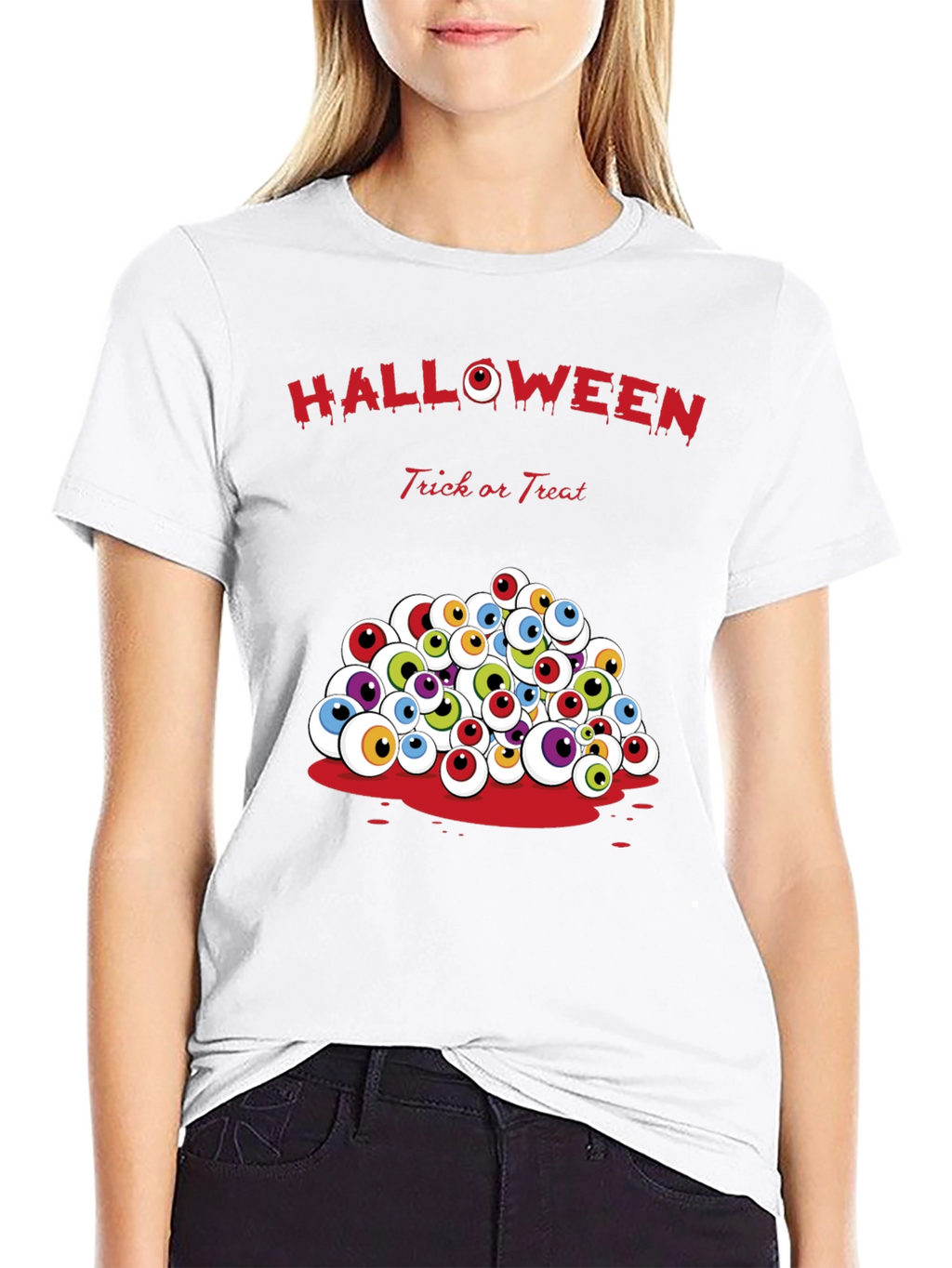 Halloween Eyeball T-Shirt - Trick or Treat Tee