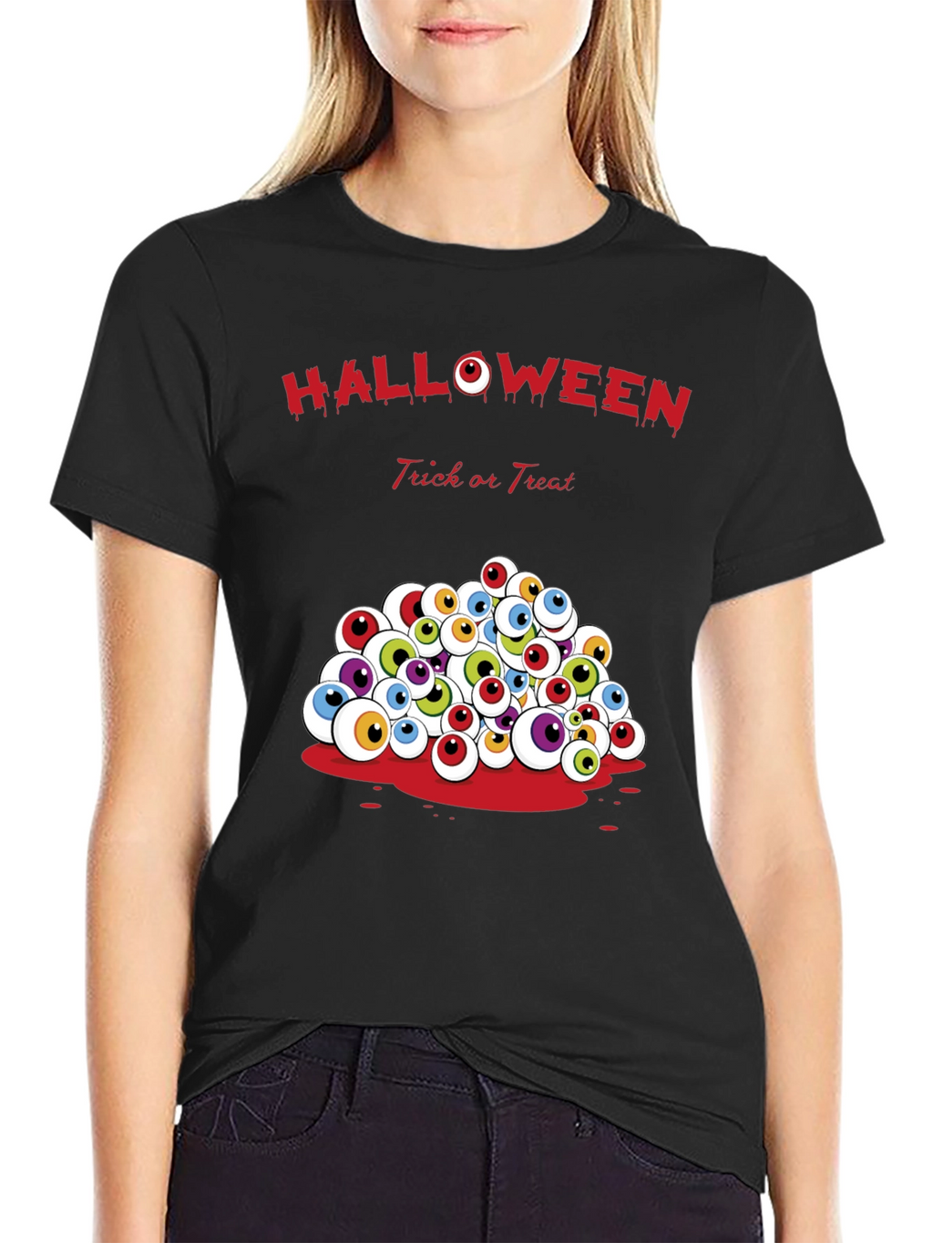 Halloween Eyeball T-Shirt - Trick or Treat Tee