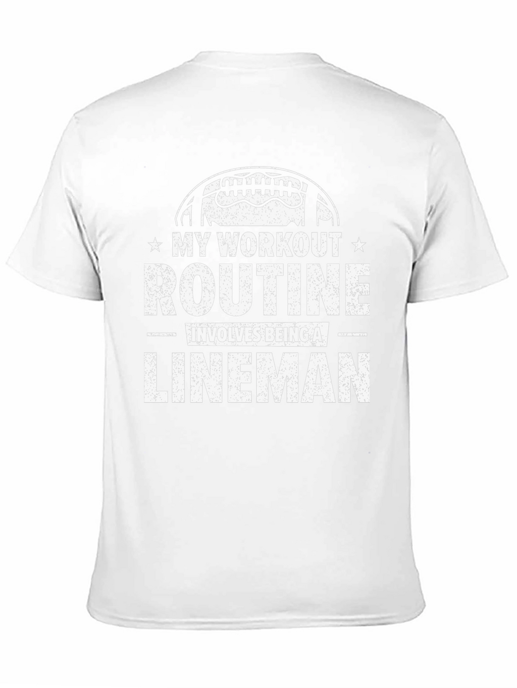 Lineman Workout T-Shirt - Football Inspired Tee