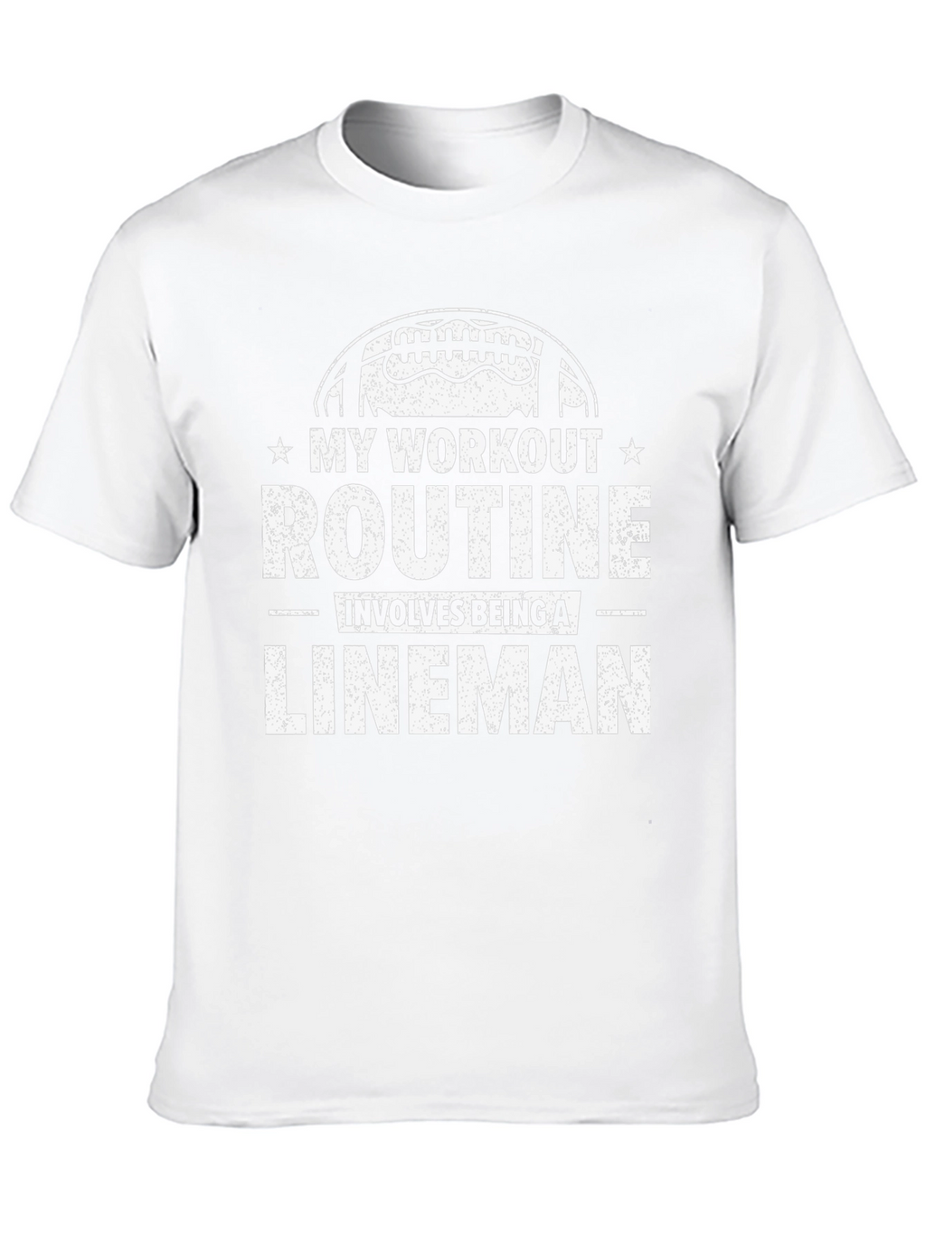 Lineman Workout T-Shirt - Football Inspired Tee