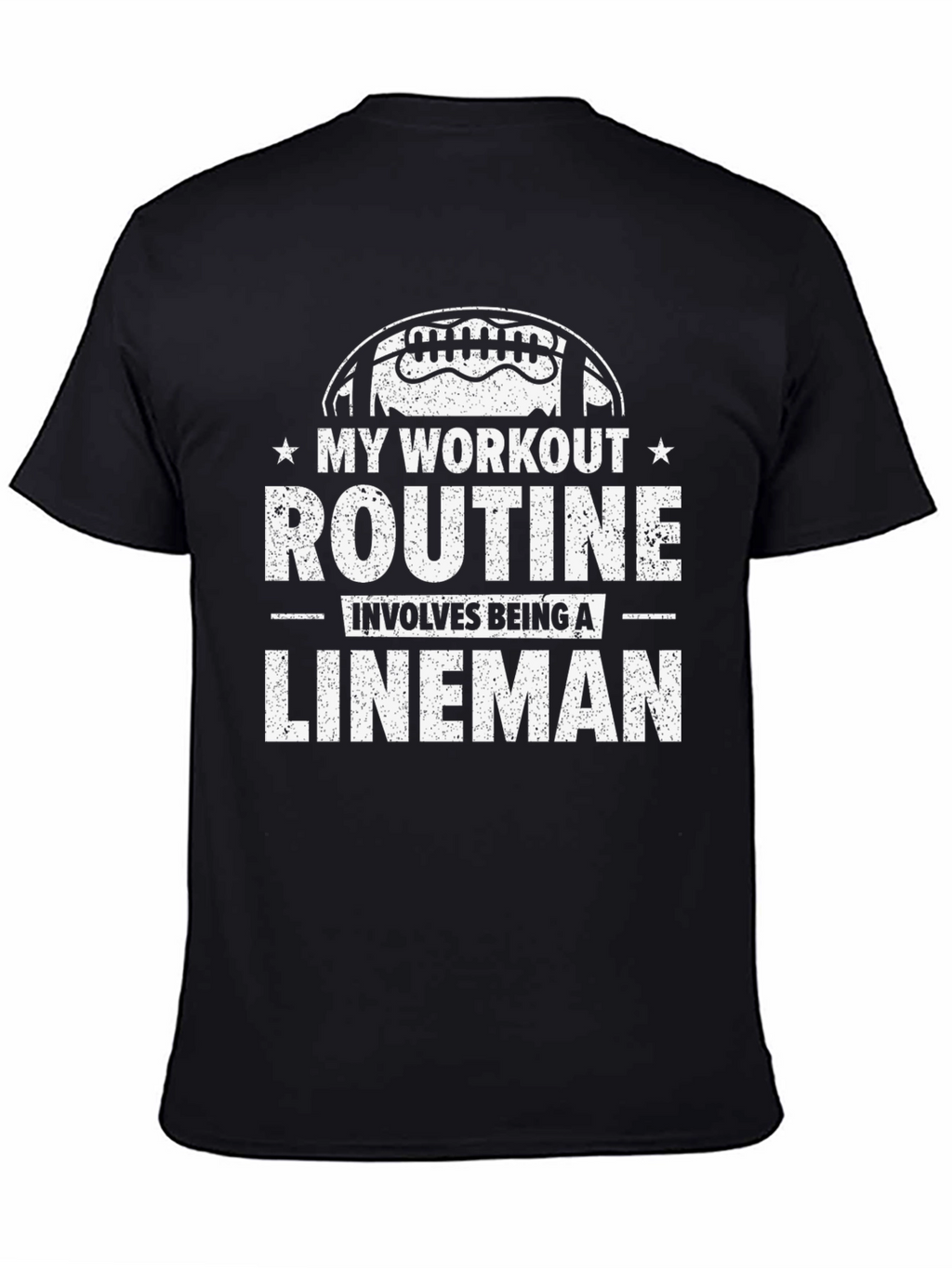 Lineman Workout T-Shirt - Football Inspired Tee