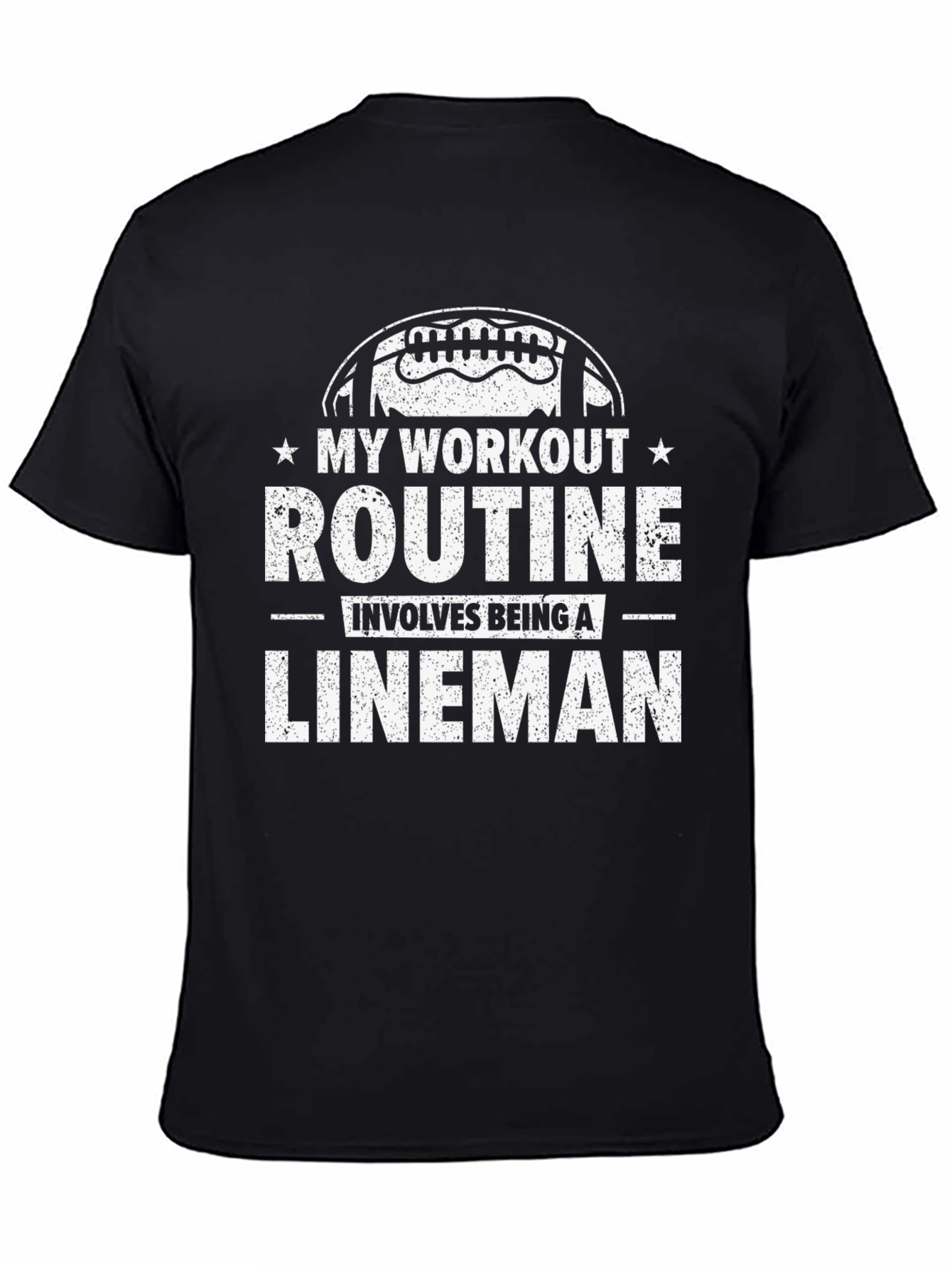 Lineman Workout T-Shirt - Football Inspired Tee