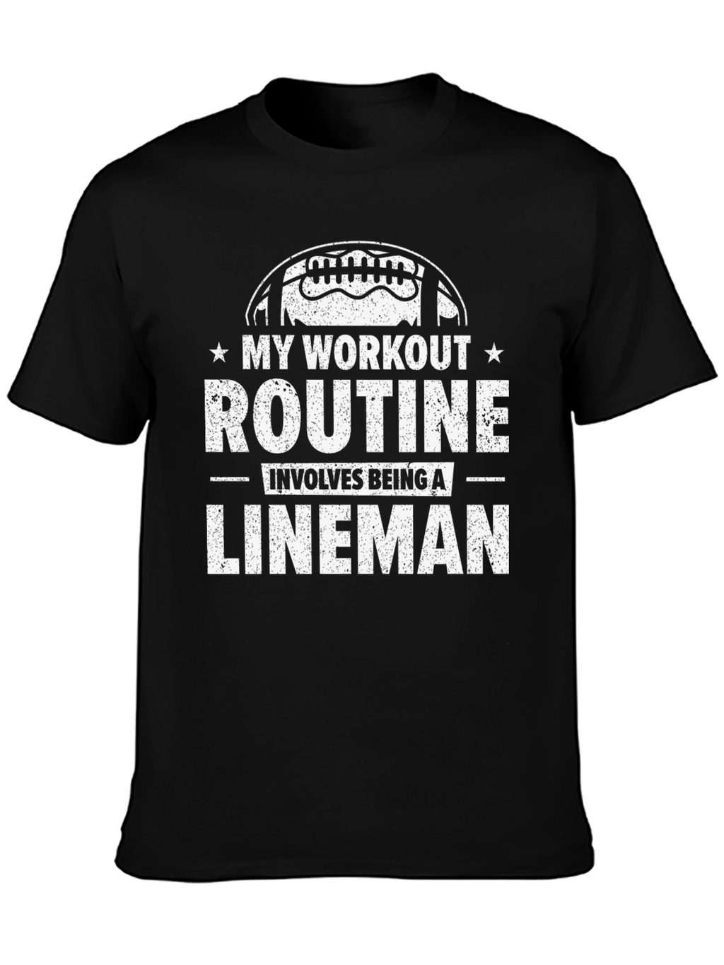 Lineman Workout T-Shirt - Football Inspired Tee