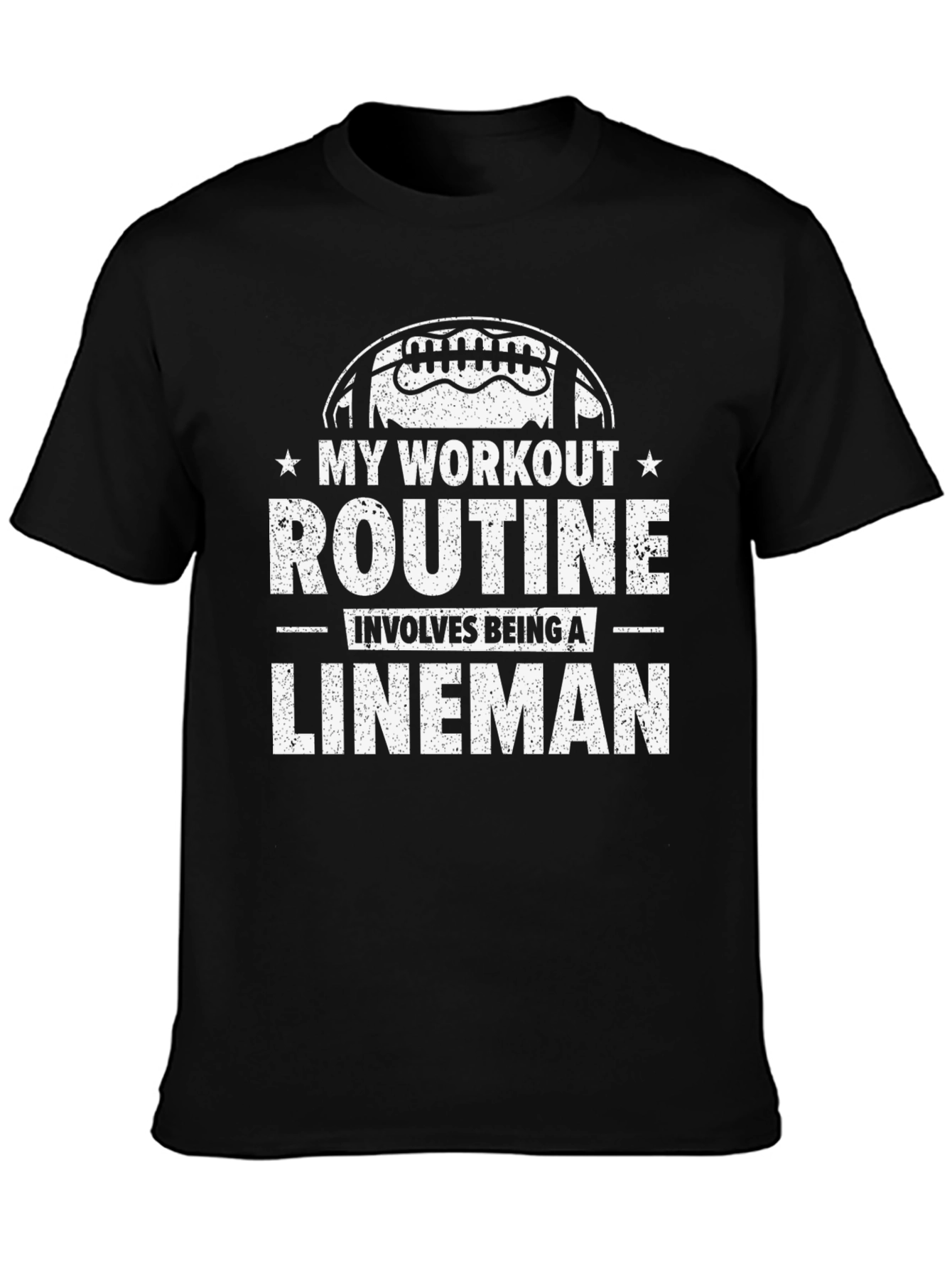 Lineman Workout T-Shirt - Football Inspired Tee