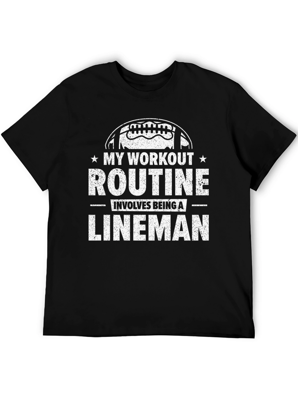 Lineman Workout T-Shirt - Football Inspired Tee