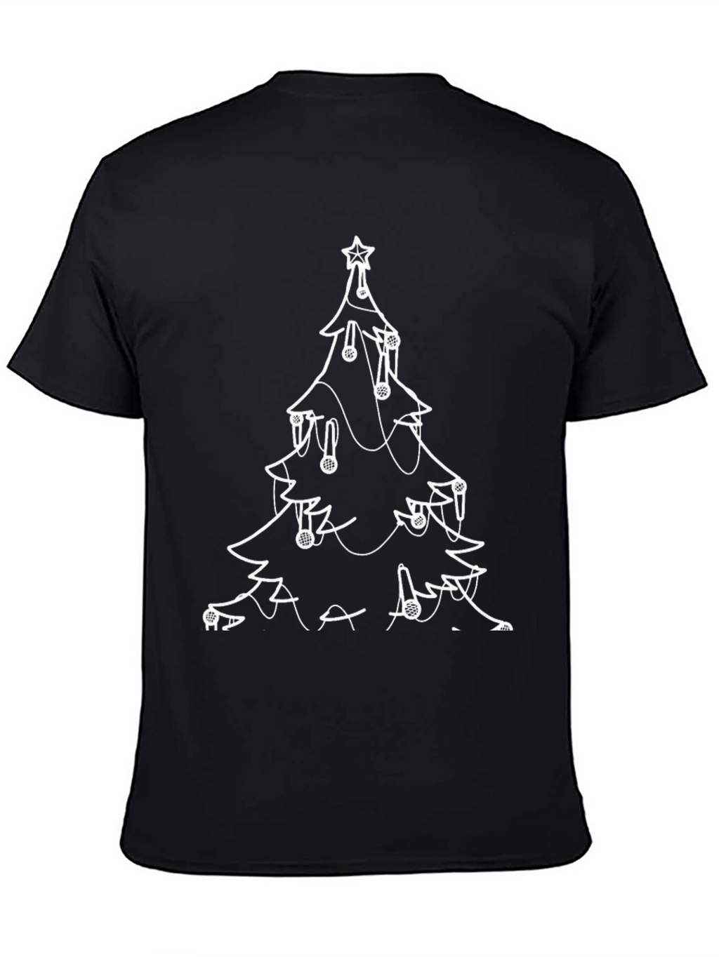 Christmas Tree Lights Graphic T-Shirt - Holiday Style