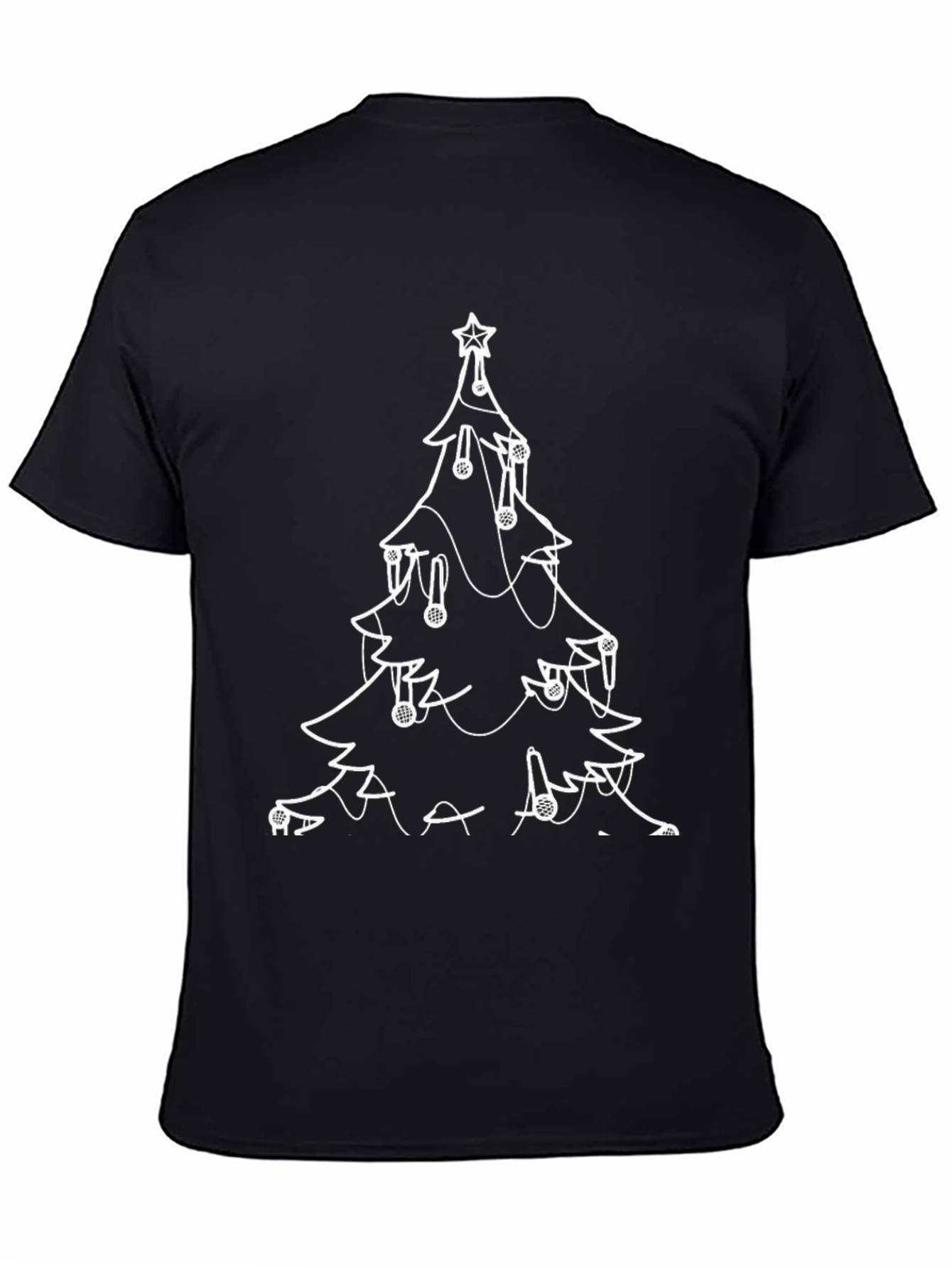 Christmas Tree Lights Graphic T-Shirt - Holiday Style