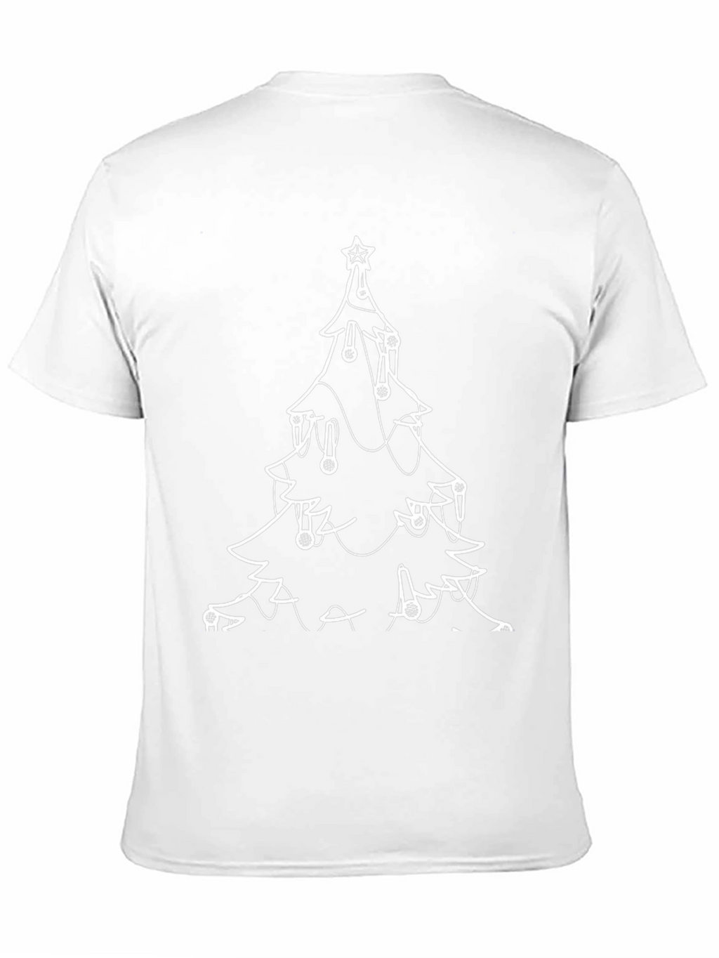 Christmas Tree Lights Graphic T-Shirt - Holiday Style