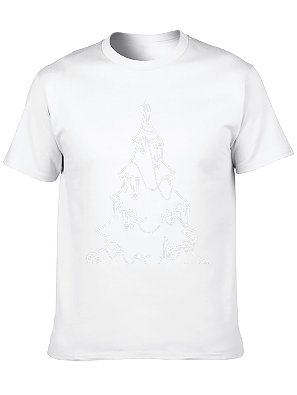 Christmas Tree Lights Graphic T-Shirt - Holiday Style