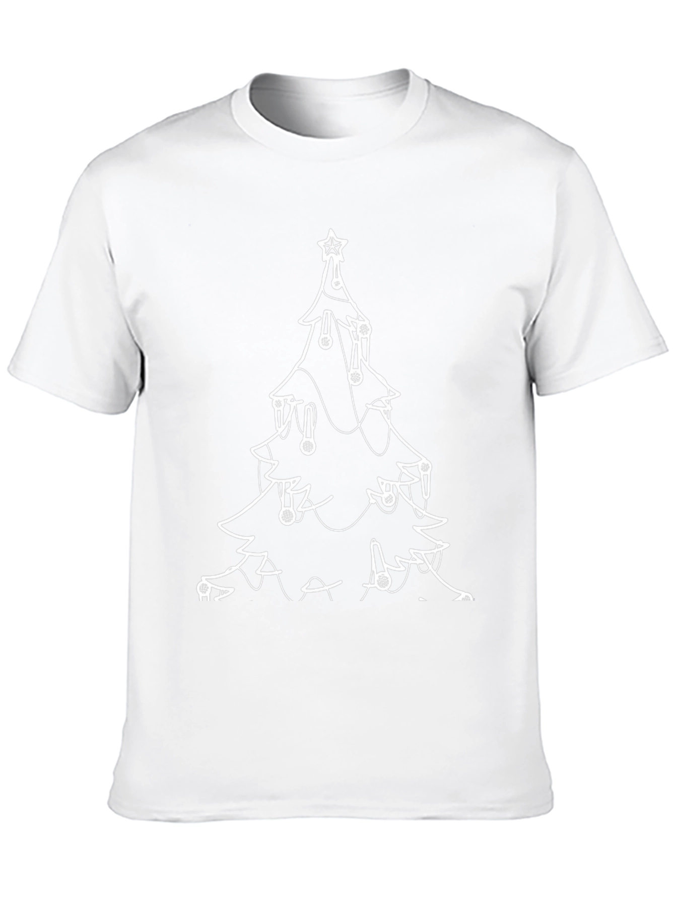 Christmas Tree Lights Graphic T-Shirt - Holiday Style