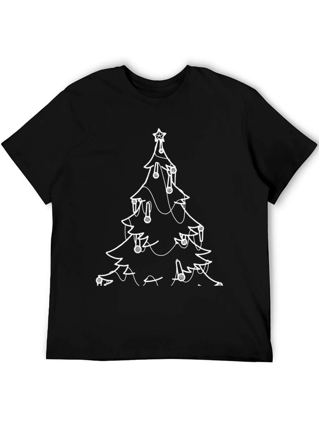 Christmas Tree Lights Graphic T-Shirt - Holiday Style