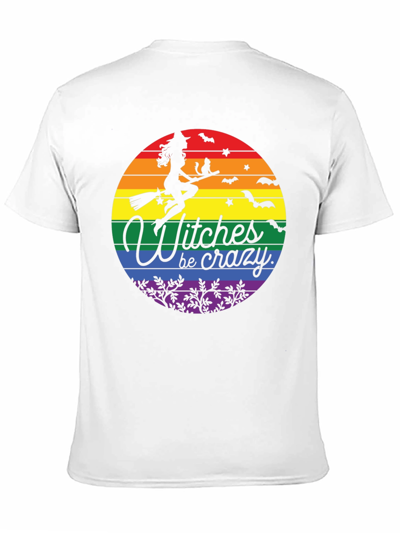 Witches Be Crazy LGBT Pride Halloween T-Shirt