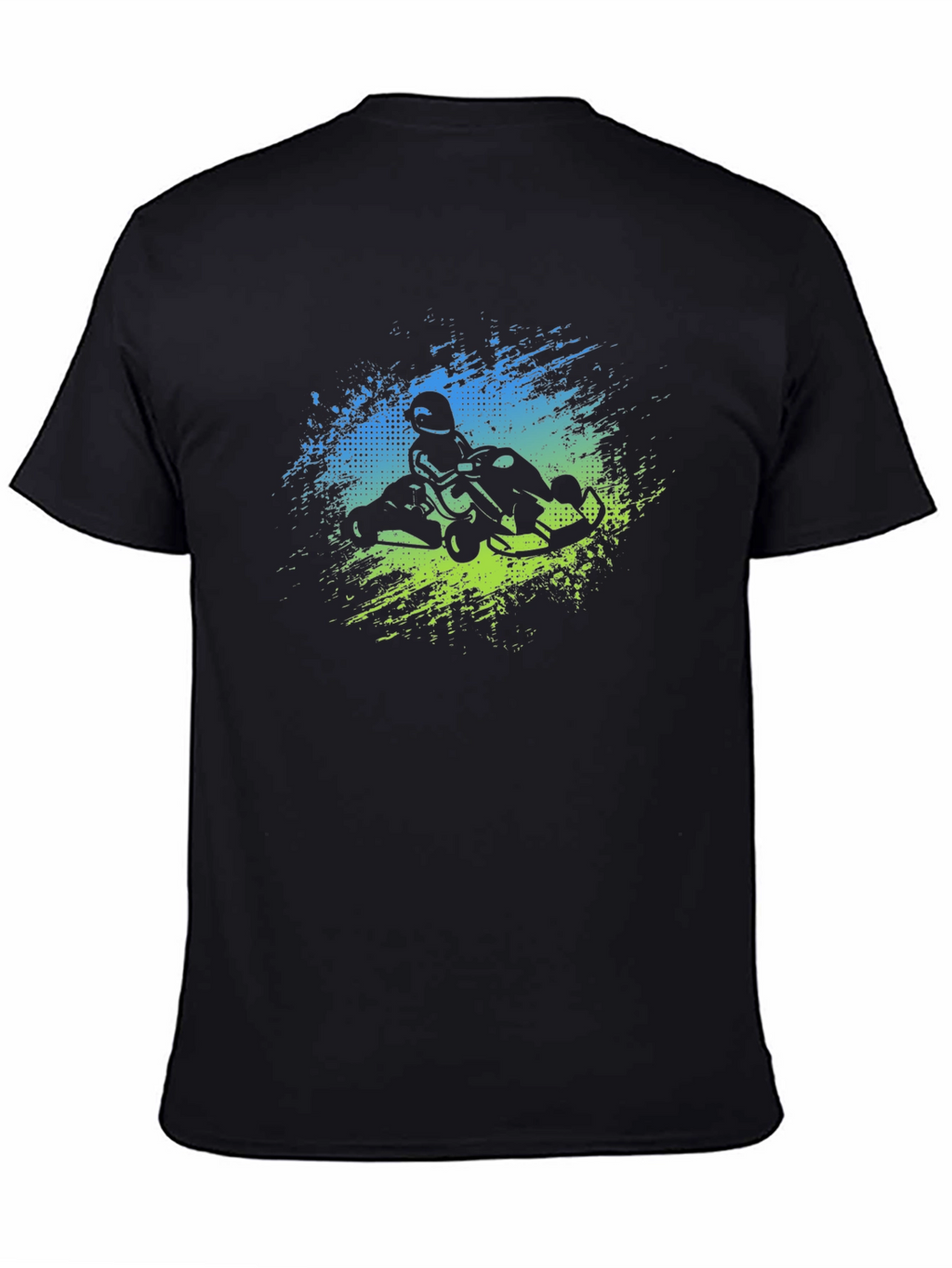 Go-Kart Racer Graphic T-Shirt - Black