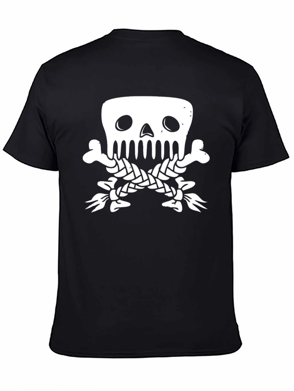 Skull & Crossbones Graphic Tee - Classic Black T-Shirt