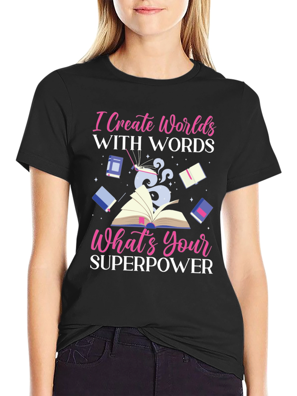 I Create Worlds T-Shirt - Superpower Design