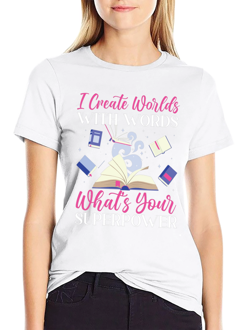 I Create Worlds T-Shirt - Superpower Design