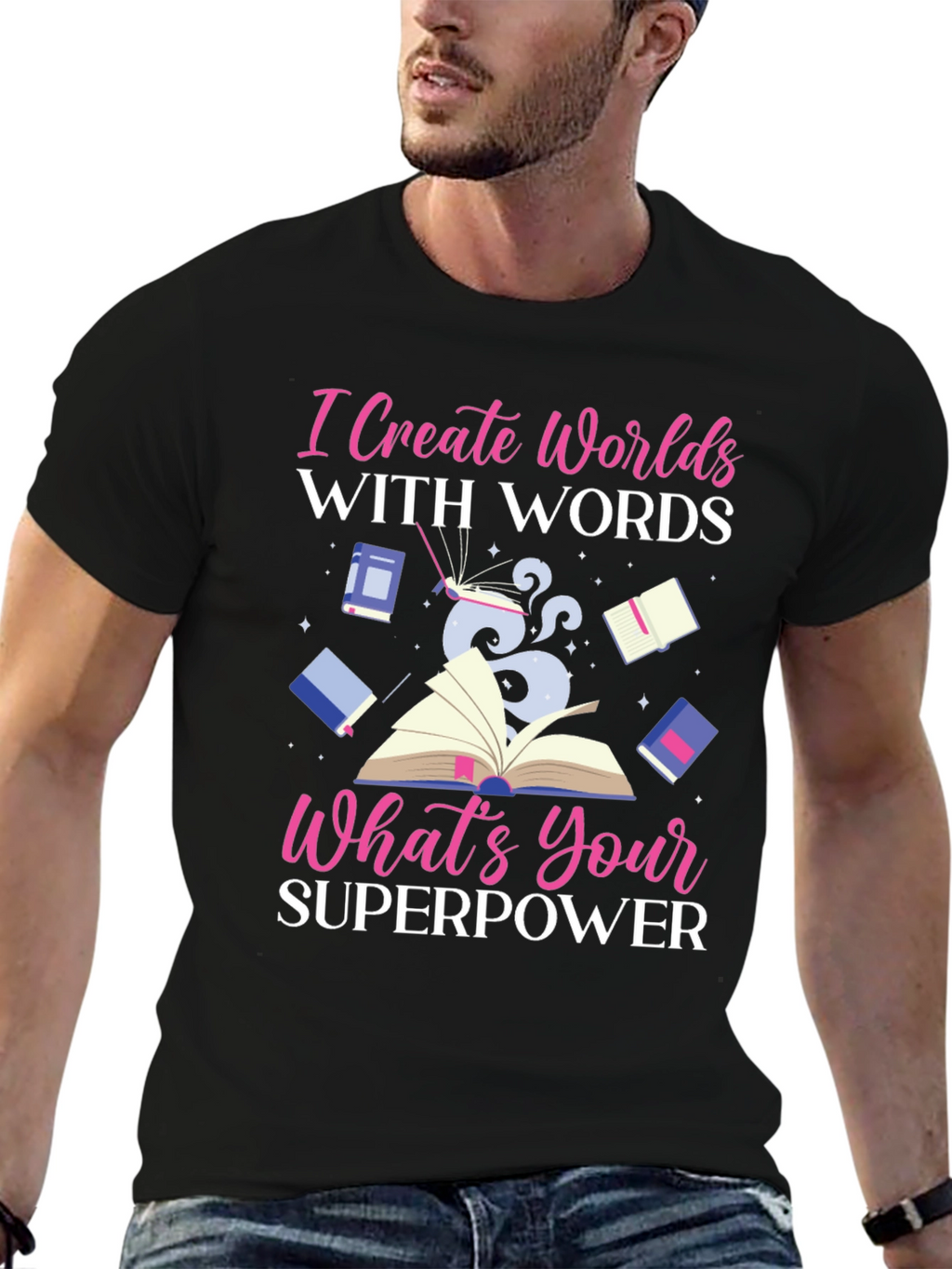 I Create Worlds T-Shirt - Superpower Design
