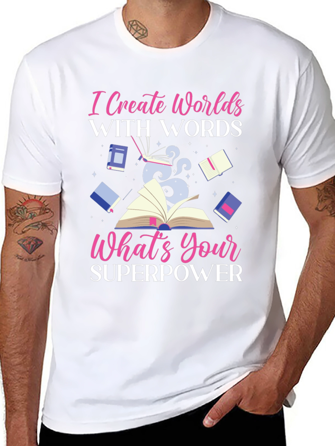 I Create Worlds T-Shirt - Superpower Design