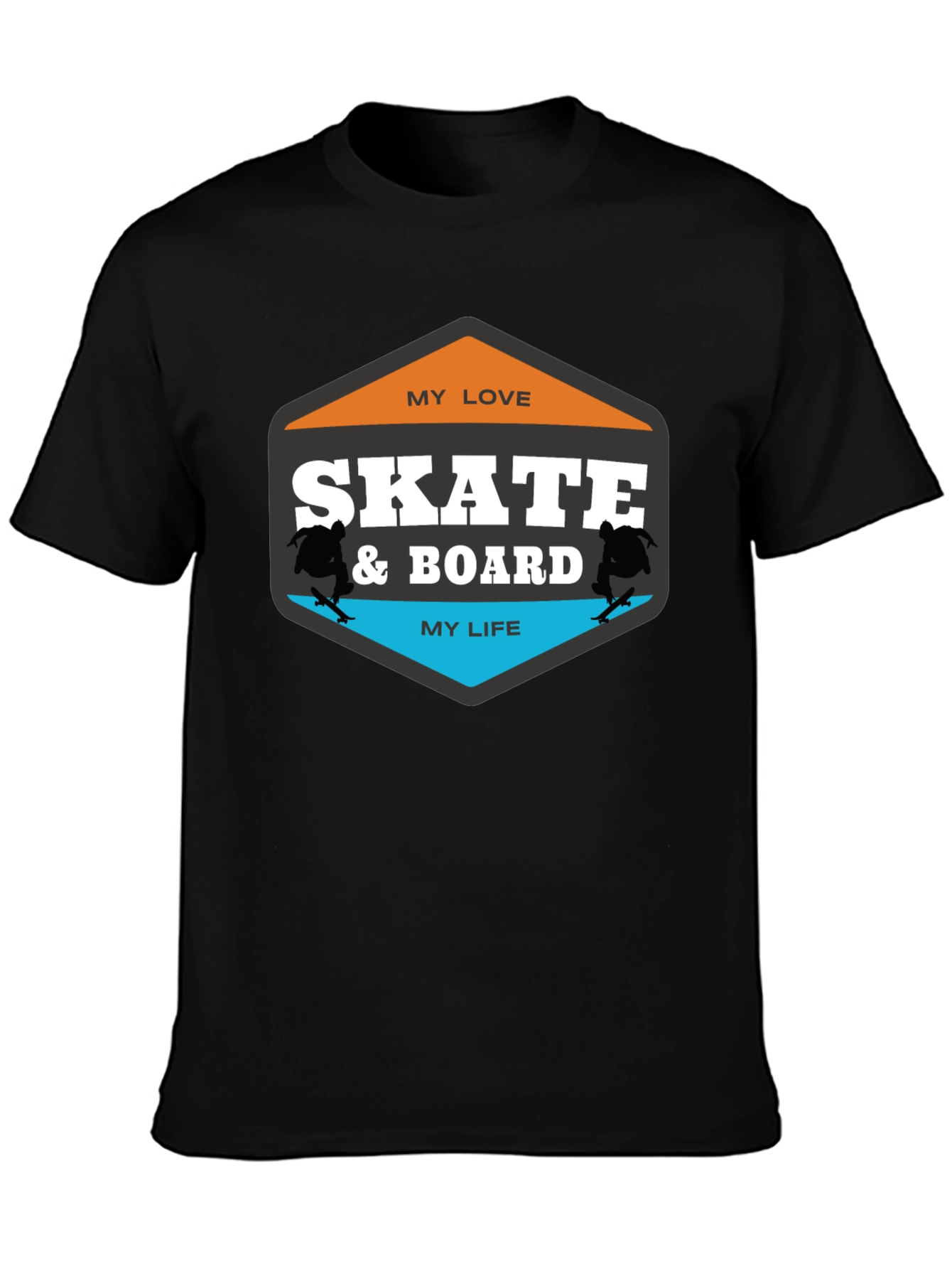 Skate & Board Tee - My Love My Life Skateboarder T-Shirt