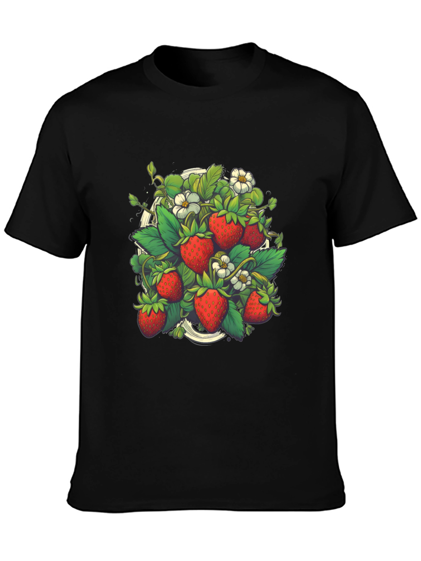 Strawberry Garden Graphic T-Shirt