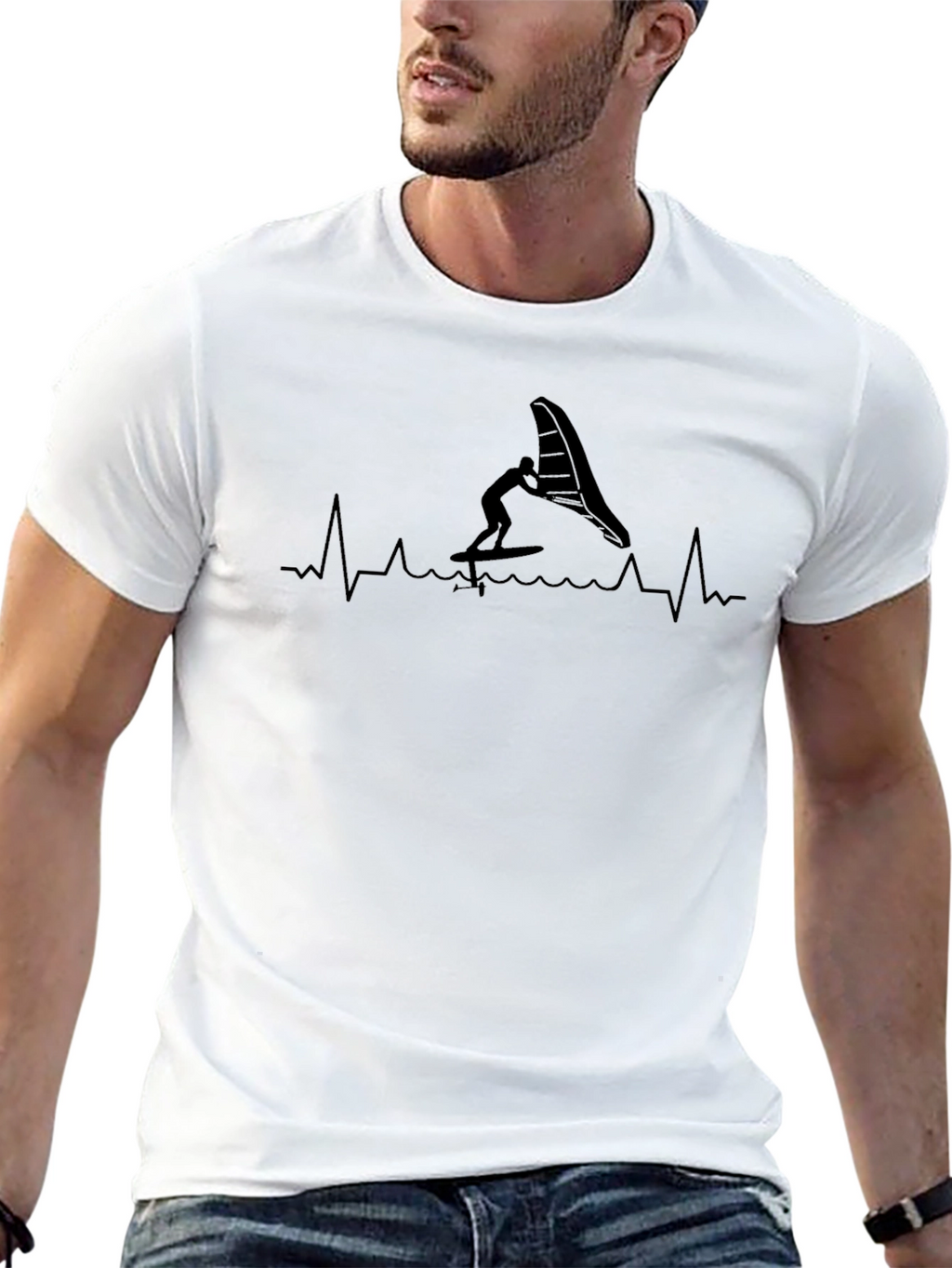 Wing Foiling Heartbeat T-Shirt