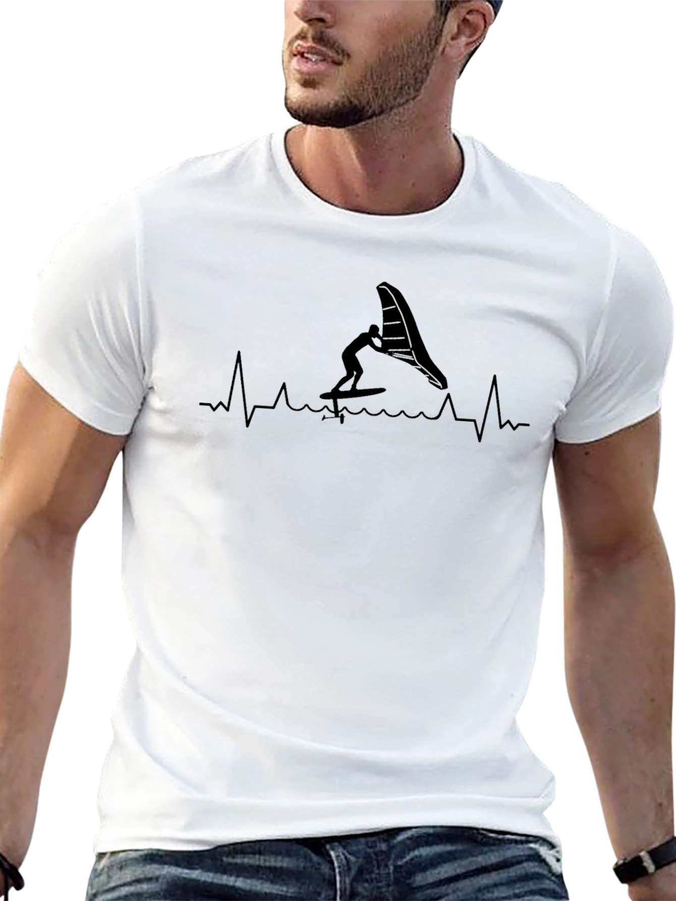 Wing Foiling Heartbeat T-Shirt