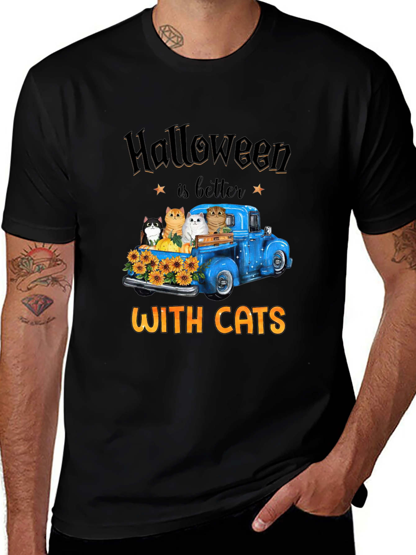 Halloween Cats T-Shirt - Funny Cat Lover Tee