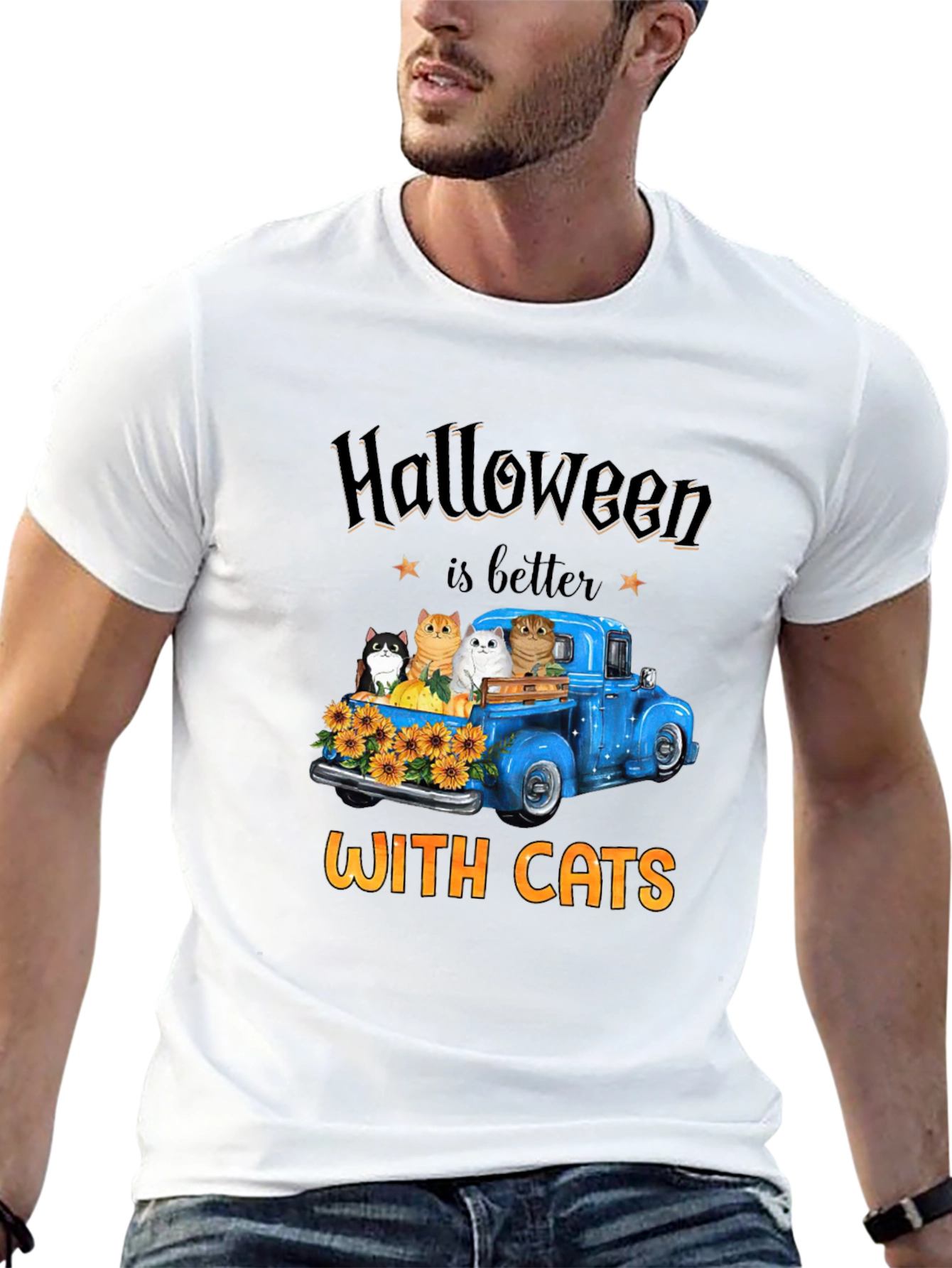 Halloween Cats T-Shirt - Funny Cat Lover Tee
