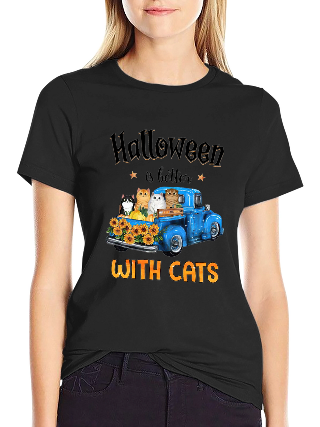 Halloween Cats T-Shirt - Funny Cat Lover Tee
