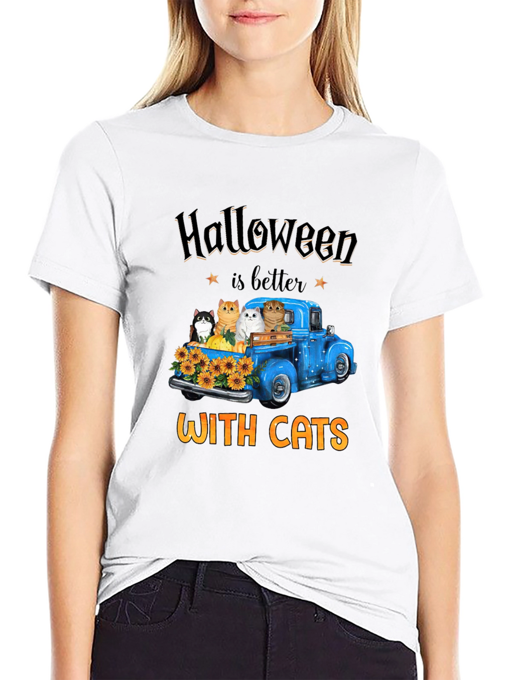 Halloween Cats T-Shirt - Funny Cat Lover Tee