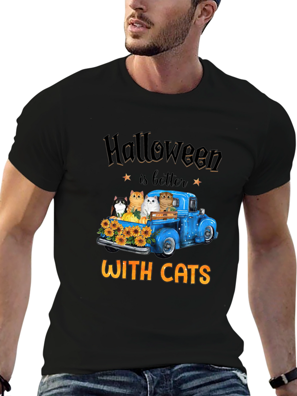 Halloween Cats T-Shirt - Funny Cat Lover Tee
