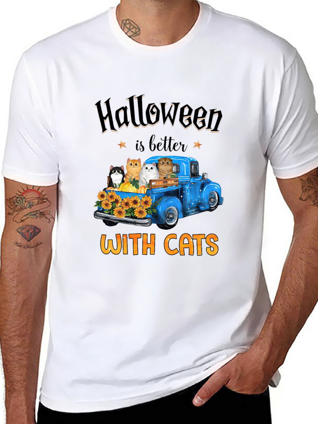 Halloween Cats T-Shirt - Funny Cat Lover Tee
