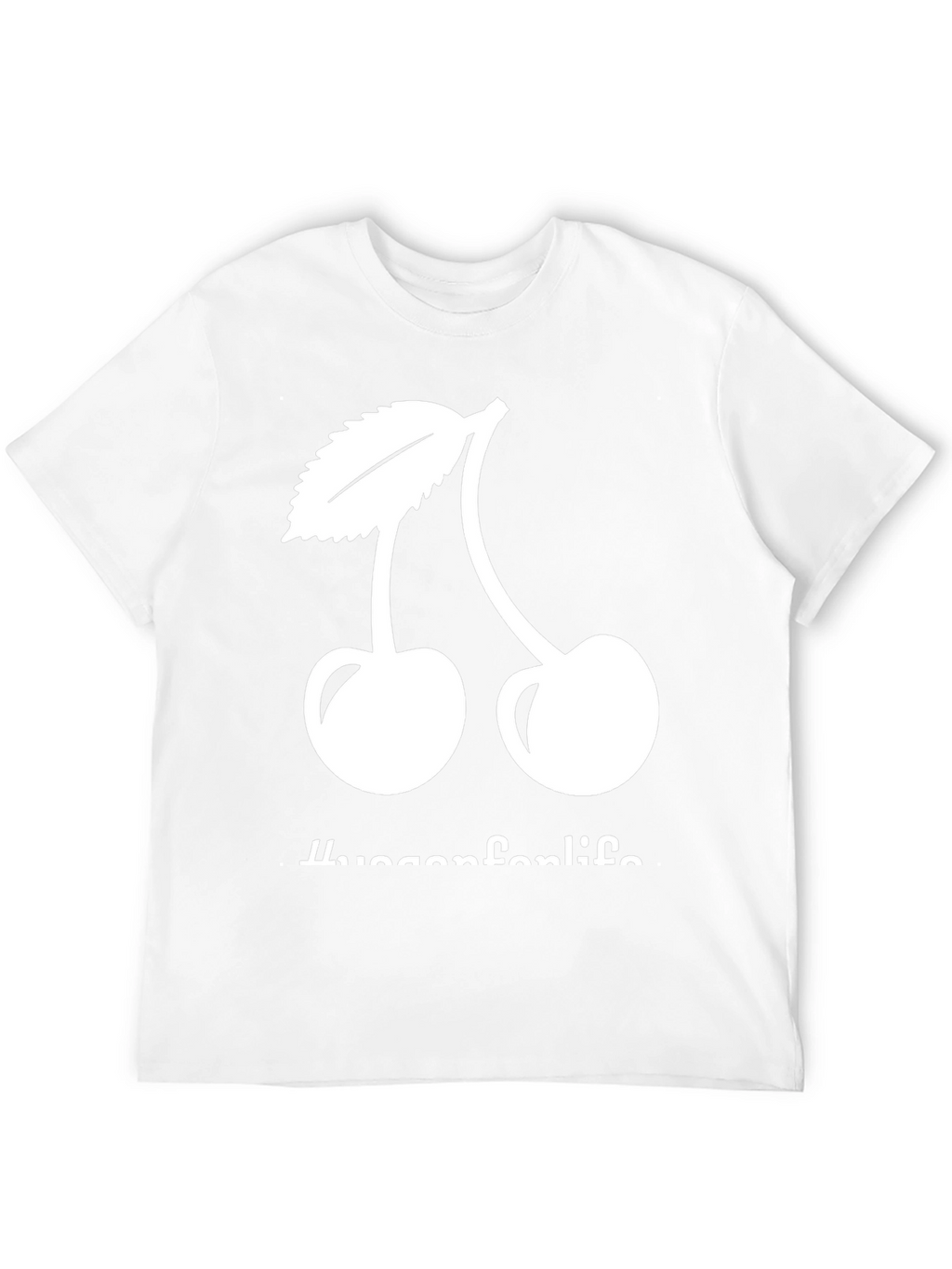 Cherry Design Black T-Shirt