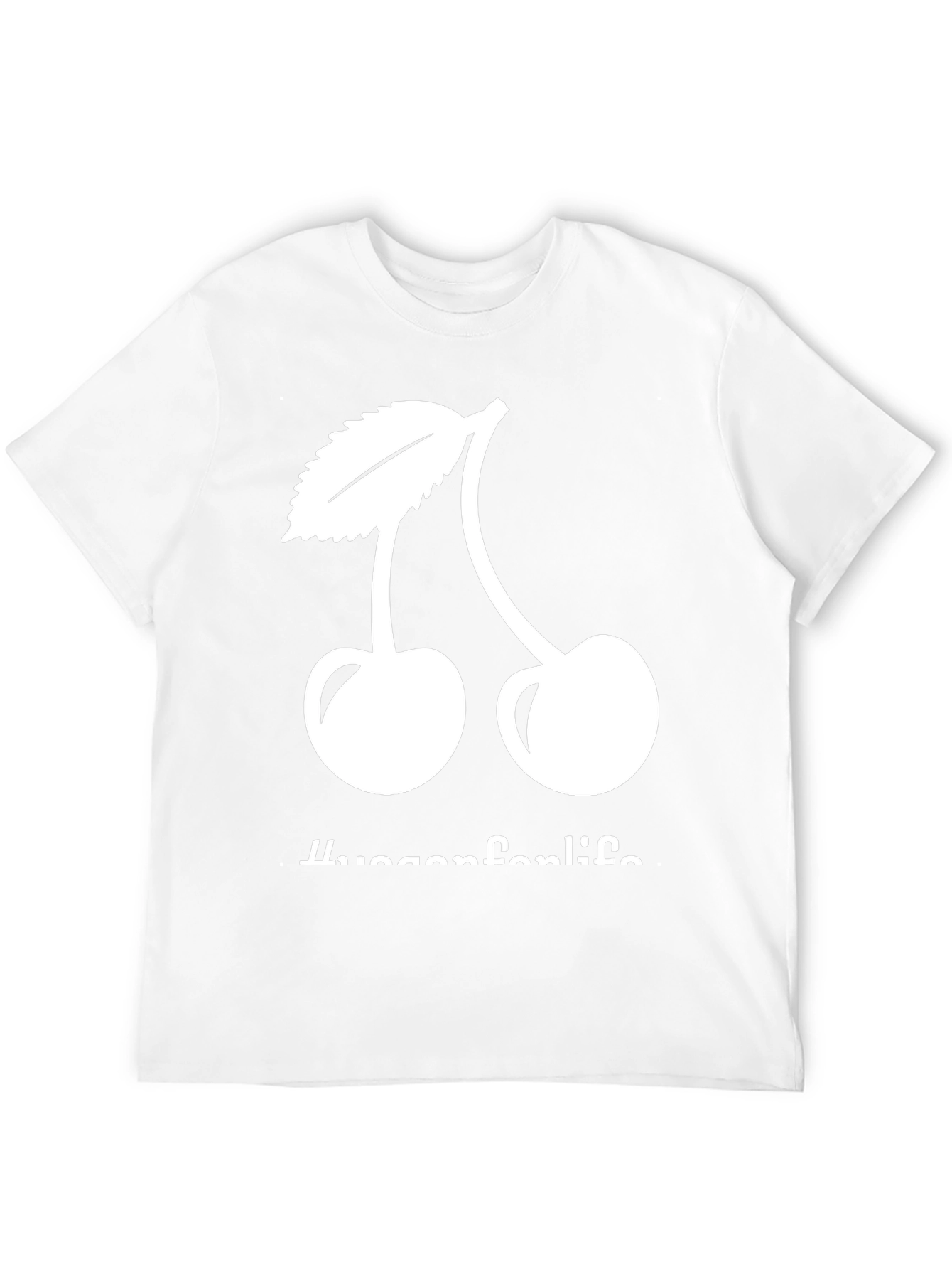Cherry Design Black T-Shirt