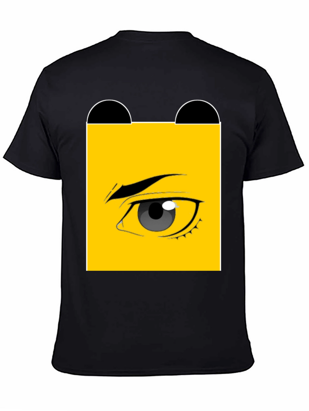Eye Graphic Black T-Shirt - Unique Design