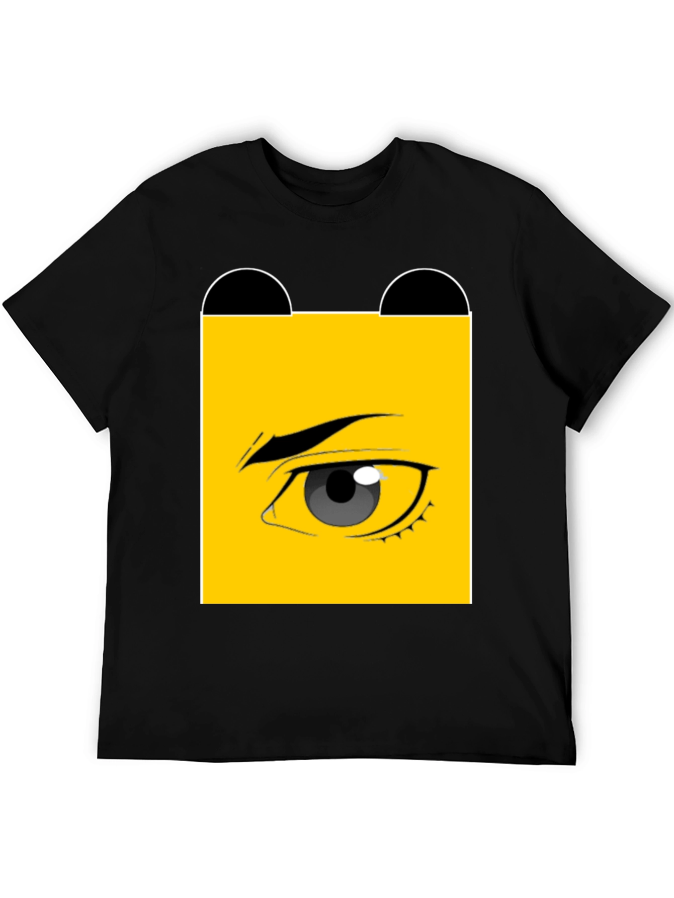 Eye Graphic Black T-Shirt - Unique Design