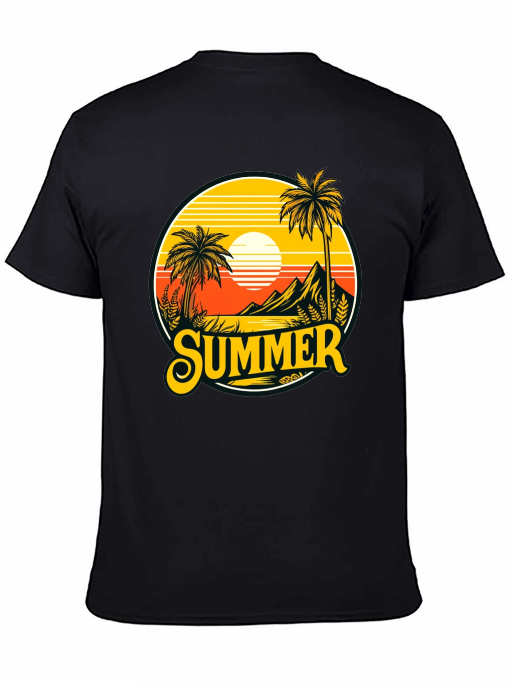Summer T-Shirt Palm Tree Graphic Tee