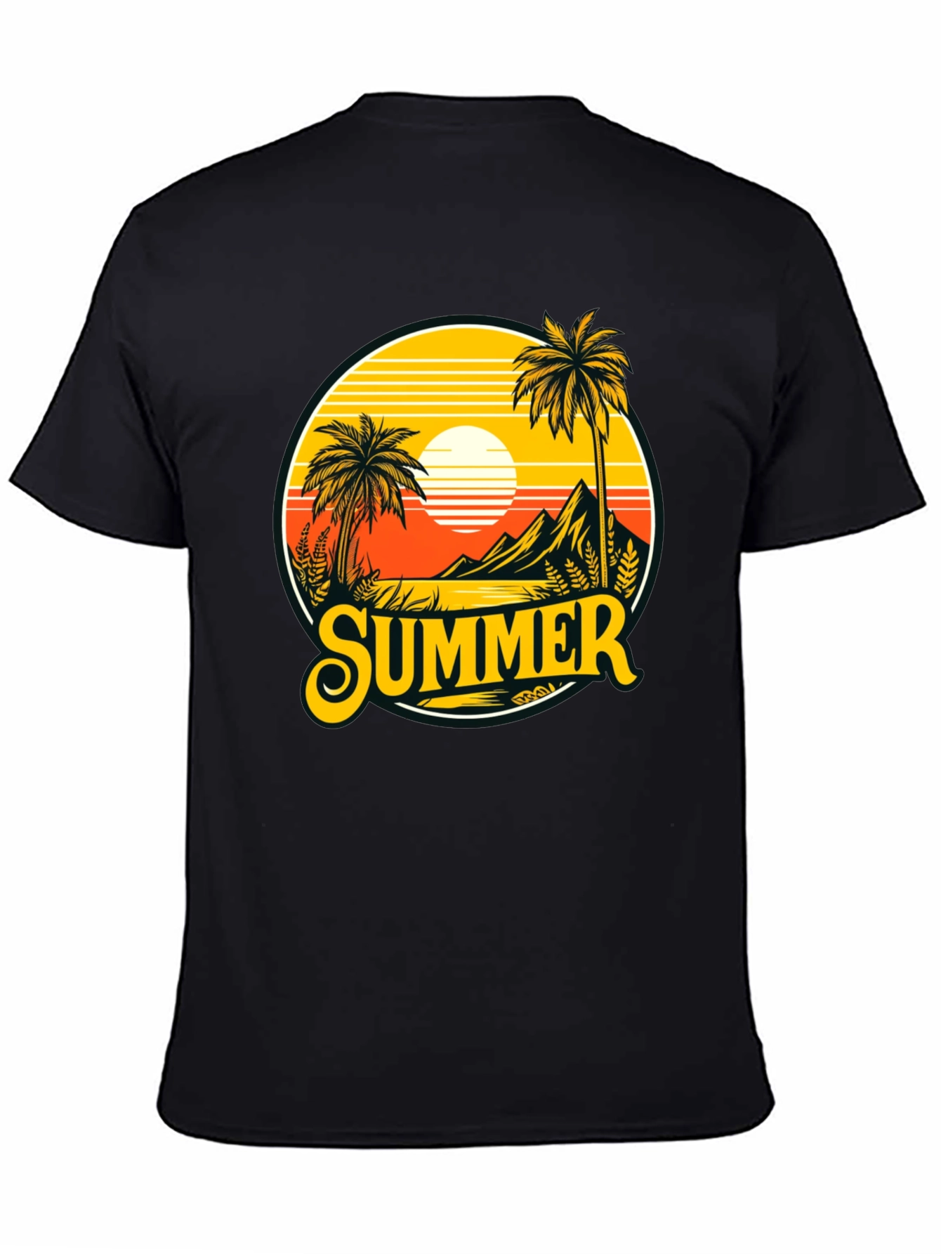 Summer T-Shirt Palm Tree Graphic Tee