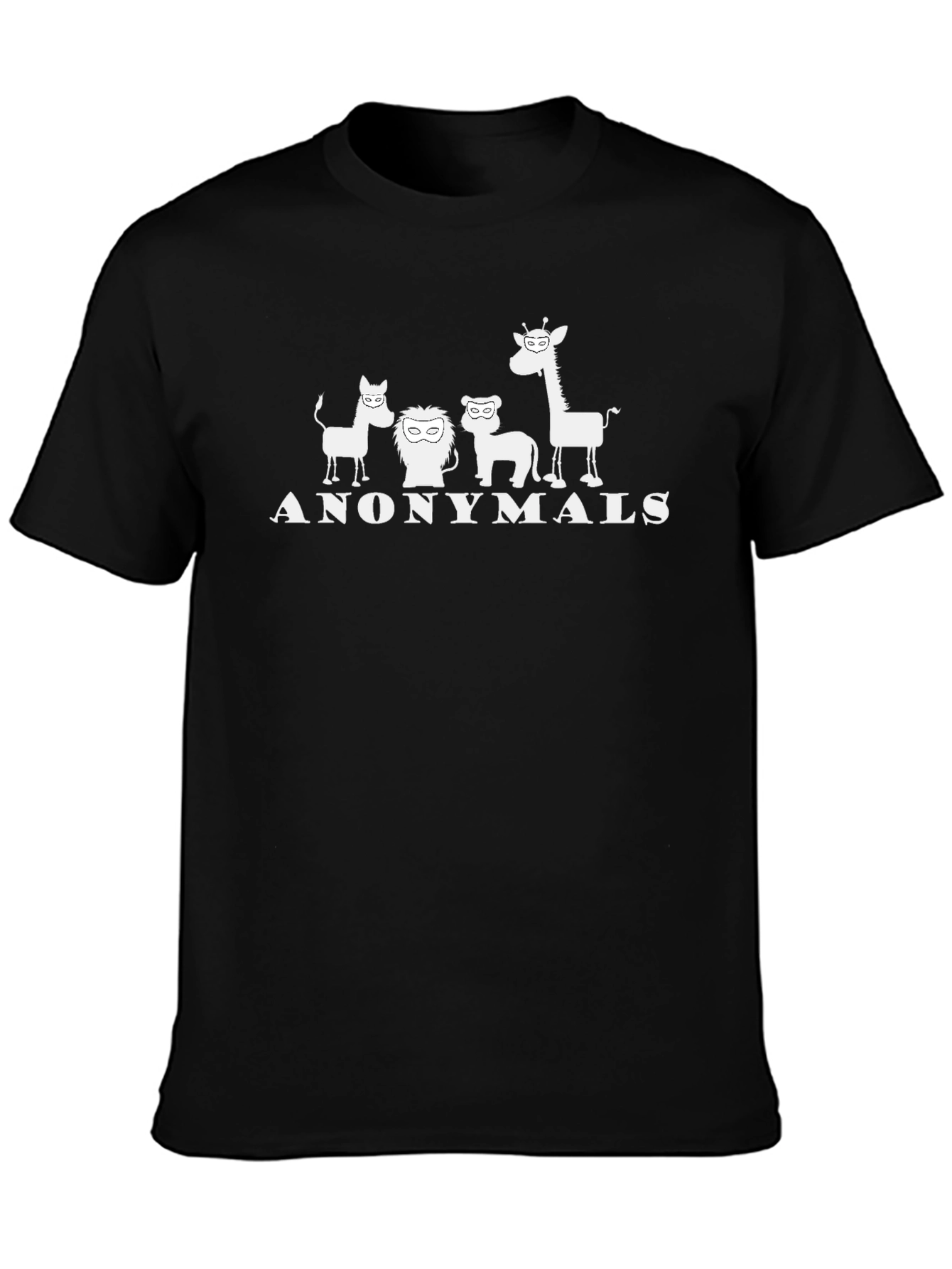 Anonymals Black T-Shirt