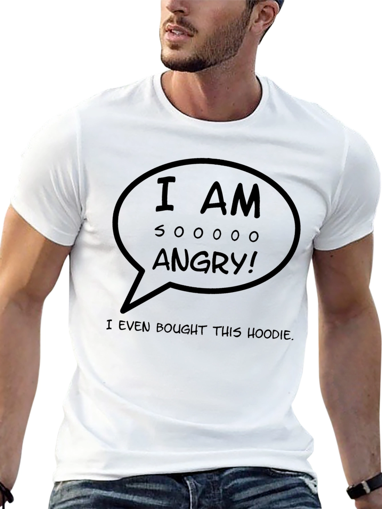 Angry Graphic T-Shirt - Sarcastic Humor Tee
