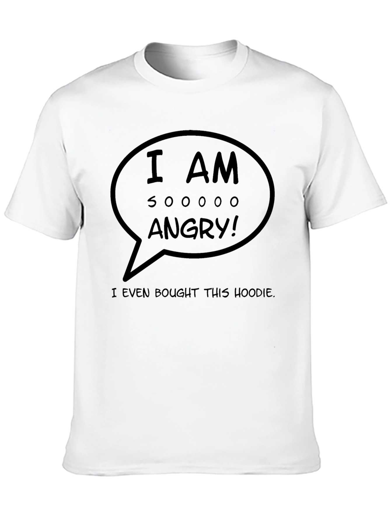 Angry Graphic T-Shirt - Sarcastic Humor Tee