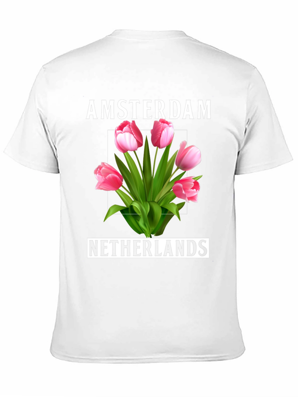 Amsterdam Netherlands Tulip Graphic Tee