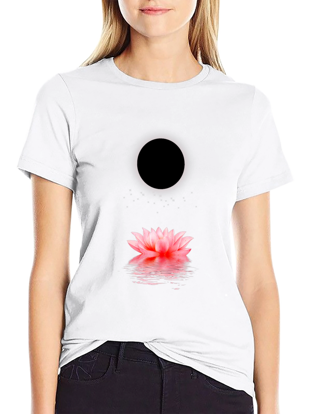 Lotus Moon Mens Graphic Tee