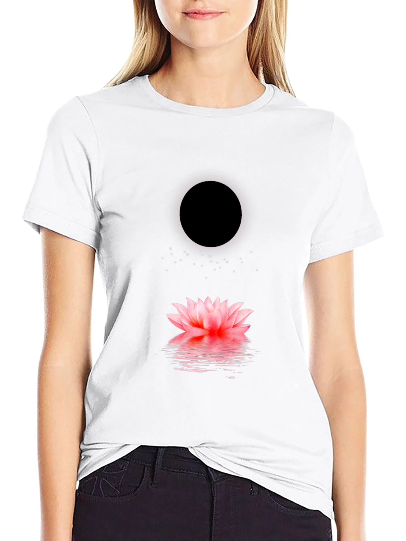 Lotus Moon Mens Graphic Tee
