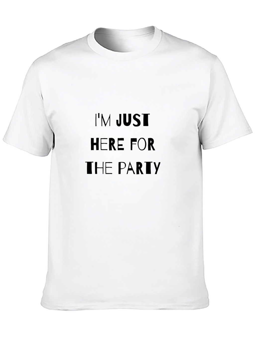 Party Ready: Mens Graphic T-Shirt